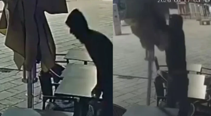 Pogledajte kako lopov na Baščaršiji krade suncobrane usred noći Pogledajte kako lopov na Baščaršiji krade suncobrane usred noći