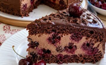 Posna torta sa višnjama i čokoladom – spoj koji uvijek osvaja! Posna torta sa višnjama i čokoladom – spoj koji uvijek osvaja!