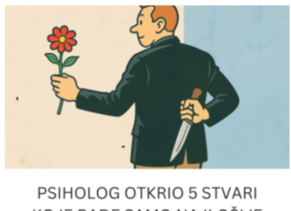 PSIHOLOG OTKRIO 5 STVARI KOJE RADE SAMO NAJLOŠIJE OSOBE: Ako primijetite takvo ponašanje, odmah bježite od njih PSIHOLOG OTKRIO 5 STVARI KOJE RADE SAMO NAJLOŠIJE OSOBE: Ako primijetite takvo ponašanje, odmah bježite od njih