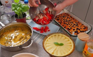 Ručak – šnicle, pire, salata i kolač Ručak – šnicle, pire, salata i kolač