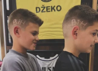Vatreni navijač: Sin Edina Džeke oduševio frizurom u znak podrške BiH i Zmajevima Vatreni navijač: Sin Edina Džeke oduševio frizurom u znak podrške BiH i Zmajevima
