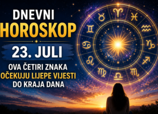 Dnevni horoskop za 23. juli: Ova četiri znaka očekuju lijepe vijesti do kraja dana Dnevni horoskop za 23. juli: Ova četiri znaka očekuju lijepe vijesti do kraja dana