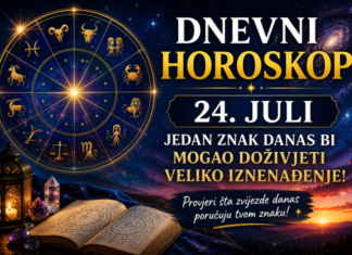 Dnevni horoskop za 24. juli: Jedan znak danas bi mogao doživjeti veliko iznenađenje Dnevni horoskop za 24. juli: Jedan znak danas bi mogao doživjeti veliko iznenađenje