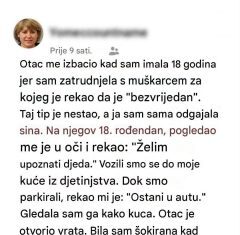 Kada je moj sin napunio osamnaest godina, iznenadio me je molbom koju sam godinama unazad potajno u sebi nosila kao najveći strah. Kada je moj sin napunio osamnaest godina, iznenadio me je molbom koju sam godinama unazad potajno u sebi nosila kao najveći strah.