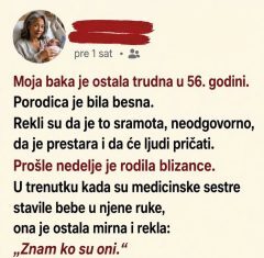 Moja 56-godišnja baka je objavila da je trudna — a moja porodica je to tretirala kao katastrofu sve do dana kada je… Moja 56-godišnja baka je objavila da je trudna — a moja porodica je to tretirala kao katastrofu sve do dana kada je…