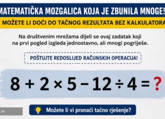 Naizgled lak zadatak zbunio je hiljade ljudi: Da li vi znate rješenje? Naizgled lak zadatak zbunio je hiljade ljudi: Da li vi znate rješenje?