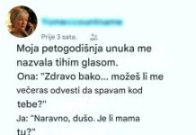 Poziv moje unuke u ponoć odveo me u prizor koji nikada neću zaboraviti Poziv moje unuke u ponoć odveo me u prizor koji nikada neću zaboraviti