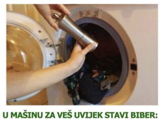 U MAŠINU ZA VEŠ UVIJEK STAVI BIBER: Kad vidite rezultat oduševit ćete se! U MAŠINU ZA VEŠ UVIJEK STAVI BIBER: Kad vidite rezultat oduševit ćete se!
