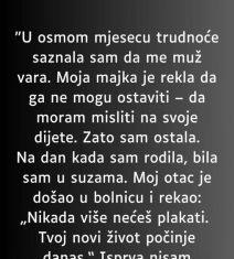 “U osmom mjesecu trudnoće saznala sam da me muž vara…” “U osmom mjesecu trudnoće saznala sam da me muž vara…”