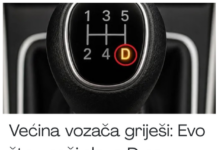 Većina vozača griješi: Evo šta znači slovo D na automobilu sa manuelnim mjenjačem Većina vozača griješi: Evo šta znači slovo D na automobilu sa manuelnim mjenjačem