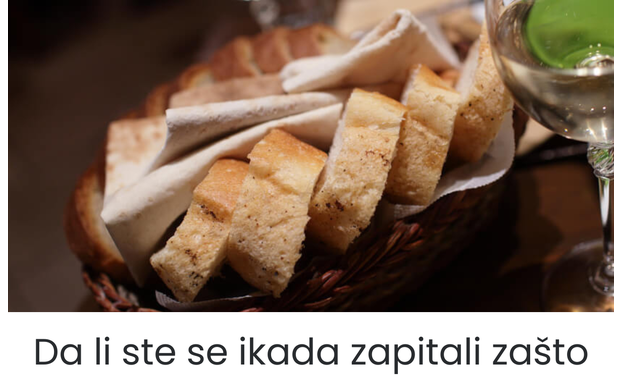 Da li ste se ikada zapitali zašto SVAKI PUT konobari donesu prvo hljeb, pa tek onda jelo koje ste naručili – OVAJ TRIK NISTE ZNALI! Da li ste se ikada zapitali zašto SVAKI PUT konobari donesu prvo hljeb, pa tek onda jelo koje ste naručili – OVAJ TRIK NISTE ZNALI!