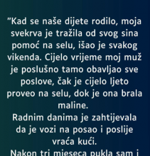Kada je stigla beba, svekrva je tražila sina samo za sebe: Priča mlade majke pokrenula je veliku raspravu o granicama u porodici Kada je stigla beba, svekrva je tražila sina samo za sebe: Priča mlade majke pokrenula je veliku raspravu o granicama u porodici