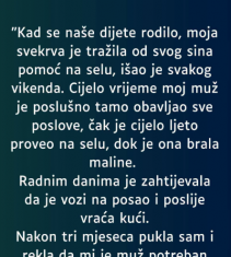 Kada je stigla beba, svekrva je tražila sina samo za sebe: Priča mlade majke pokrenula je veliku raspravu o granicama u porodici Kada je stigla beba, svekrva je tražila sina samo za sebe: Priča mlade majke pokrenula je veliku raspravu o granicama u porodici