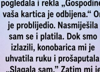 Konobarica joj je šapnula: „Slagala sam.“ A onda je ugledala poruku na računu… Konobarica joj je šapnula: „Slagala sam.“ A onda je ugledala poruku na računu…