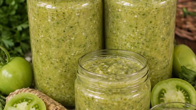 Ljuti umak od zelenog paradajza i rena – stari recept koji otvara apetit već na prvi zalogaj! Ljuti umak od zelenog paradajza i rena – stari recept koji otvara apetit već na prvi zalogaj!