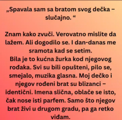 MISLILA JE DA JE U SOBI SA DEČKOM, A ONDA JOJ JE POSTAVIO JEDNO PITANJE: Njegov brat blizanac je sve vreme znao istinu MISLILA JE DA JE U SOBI SA DEČKOM, A ONDA JOJ JE POSTAVIO JEDNO PITANJE: Njegov brat blizanac je sve vreme znao istinu