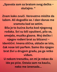 MISLILA JE DA JE U SOBI SA DEČKOM, A ONDA JOJ JE POSTAVIO JEDNO PITANJE: Njegov brat blizanac je sve vreme znao istinu MISLILA JE DA JE U SOBI SA DEČKOM, A ONDA JOJ JE POSTAVIO JEDNO PITANJE: Njegov brat blizanac je sve vreme znao istinu