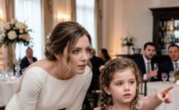 Moja petogodišnja kćerka nježno je povukla moju vjenčanicu i šapnula: „Mama, vidjela sam novog tatu i ujaka Petera kako rade nešto loše.“ Ono što sam uradila nakon toga ostavilo je svih 200 gostiju bez riječi. Moja petogodišnja kćerka nježno je povukla moju vjenčanicu i šapnula: „Mama, vidjela sam novog tatu i ujaka Petera kako rade nešto loše.“ Ono što sam uradila nakon toga ostavilo je svih 200 gostiju bez riječi.