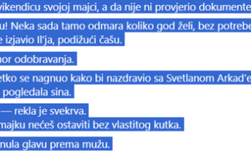 Muž je poklonio moju vikendicu svojoj majci, a da nije ni provjerio dokumente koji su se čuvali u sefu. Muž je poklonio moju vikendicu svojoj majci, a da nije ni provjerio dokumente koji su se čuvali u sefu.