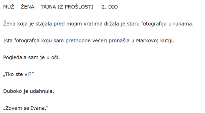 MUŽ – ŽENA – TAJNA IZ PROŠLOSTI MUŽ – ŽENA – TAJNA IZ PROŠLOSTI