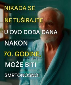 Najopasnije doba dana za tuširanje starijih osoba… Najopasnije doba dana za tuširanje starijih osoba…