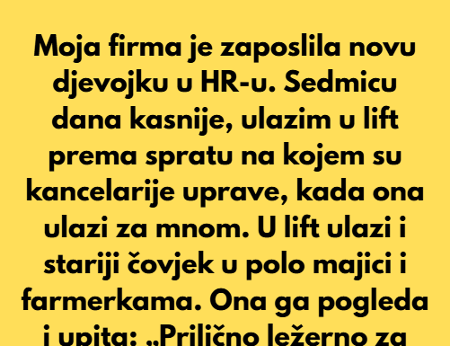 Nije riječ o HR-u, ali imam jednu priču o zaposlenici iz HR-a koju nikada neću zaboraviti. Nije riječ o HR-u, ali imam jednu priču o zaposlenici iz HR-a koju nikada neću zaboraviti.