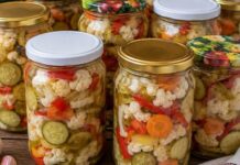 Od 10 kg povrća napravila sam 25 tegli ruske salate za zimnicu – recept koji mi svi traže već godinama! Od 10 kg povrća napravila sam 25 tegli ruske salate za zimnicu – recept koji mi svi traže već godinama!