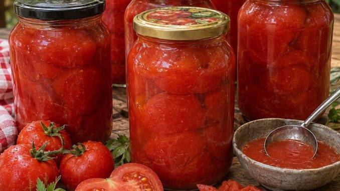 Paradajz bez kožice pravo u tegle – domaći pelat spreman za svaki sos! Paradajz bez kožice pravo u tegle – domaći pelat spreman za svaki sos!