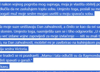 Samo nekoliko sati nakon vojnog pogreba mog supruga, moja je vlastita obitelj pogledala moj trudnički trbuh i odlučila da ne zaslužujem toplu sobu. Umjesto toga poslali su me spavati u ledenu garažu kako bi se bogati muž moje sestre mogao useliti u moju spavaću sobu Samo nekoliko sati nakon vojnog pogreba mog supruga, moja je vlastita obitelj pogledala moj trudnički trbuh i odlučila da ne zaslužujem toplu sobu. Umjesto toga poslali su me spavati u ledenu garažu kako bi se bogati muž moje sestre mogao useliti u moju spavaću sobu