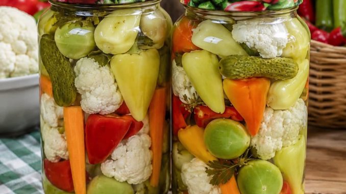 Stari recept za šarenu turšiju – puna ukusa, mirisa i savršeno hrskava! Stari recept za šarenu turšiju – puna ukusa, mirisa i savršeno hrskava!
