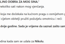 SVEKRVA KOJA ME JE MRZILA OD PRVOG DANA SVEKRVA KOJA ME JE MRZILA OD PRVOG DANA