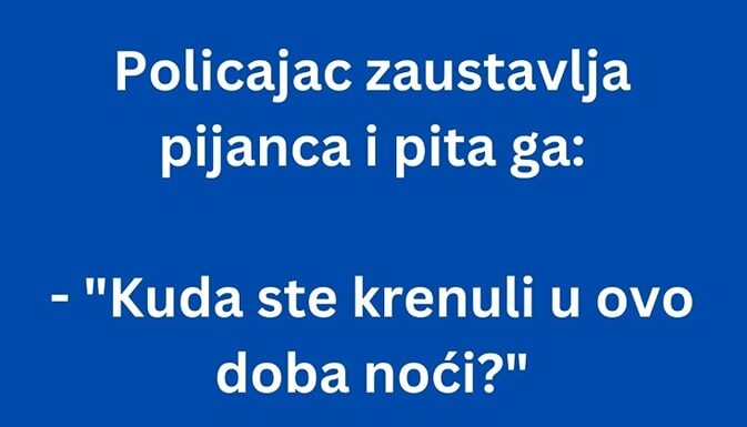 VIC DANA: Policajac i pijanac VIC DANA: Policajac i pijanac