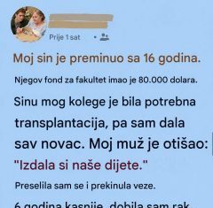 Žrtvovala sam ušteđevinu namenjenu školovanju svog sina kako bih spasila tuđe dete – šest godina kasnije na moja vrata pokucao je mladić koji mi je zauvek promenio pogled na život Žrtvovala sam ušteđevinu namenjenu školovanju svog sina kako bih spasila tuđe dete – šest godina kasnije na moja vrata pokucao je mladić koji mi je zauvek promenio pogled na život