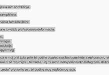 Kada je moj brat Luka prije tri godine otvarao svoj boutique hotel s restoranom, rekao je: „Seko, ti se razumiješ u te mreže. Daj mi samo malo pomozi oko Instagrama, da krene.“ Kada je moj brat Luka prije tri godine otvarao svoj boutique hotel s restoranom, rekao je: „Seko, ti se razumiješ u te mreže. Daj mi samo malo pomozi oko Instagrama, da krene.“