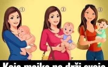 Koja majka ne drži svoje dijete? Vaš odgovor do srži otkriva kakva ste zapravo osoba! Koja majka ne drži svoje dijete? Vaš odgovor do srži otkriva kakva ste zapravo osoba!