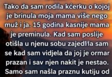 Mislila sam da je moja majka ostavila samo praznu kutiju.. a onda sam pročitala poruku Mislila sam da je moja majka ostavila samo praznu kutiju.. a onda sam pročitala poruku