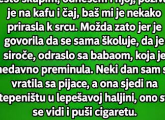 „MISLILA SAM DA JE SAMO STUDENTKINJA KOJOJ TREBA POMOĆ… A ONDA MI JE JEDNE VEČERI OTKRILA ISTINU KOJA ME JE RASPLAKALA!“ „MISLILA SAM DA JE SAMO STUDENTKINJA KOJOJ TREBA POMOĆ… A ONDA MI JE JEDNE VEČERI OTKRILA ISTINU KOJA ME JE RASPLAKALA!“