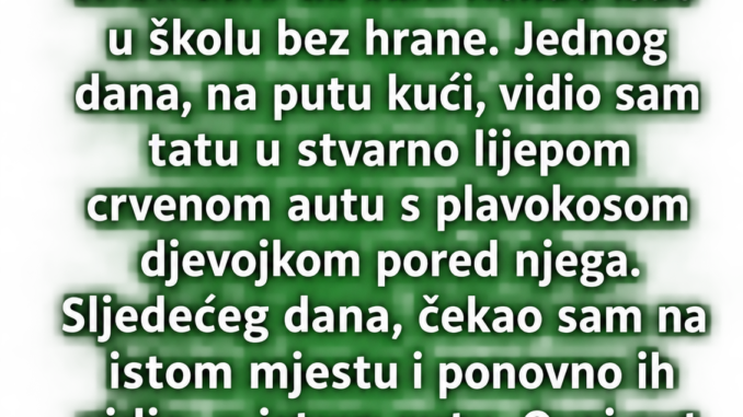 Mislio sam da tata krije ljubavnicu, a onda sam saznao istinu koja me je rasplakala… ❤️ Mislio sam da tata krije ljubavnicu, a onda sam saznao istinu koja me je rasplakala… ❤️