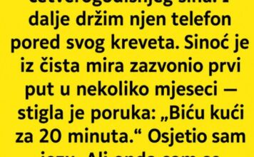 Mjesecima je čuvao njen telefon… A onda je stigla poruka koja mu je promijenila život. Mjesecima je čuvao njen telefon… A onda je stigla poruka koja mu je promijenila život.