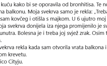 Moja majka je došla k meni kući da se oporavi od bronhitisa. Moja majka je došla k meni kući da se oporavi od bronhitisa.