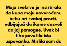 Moja svekrva je insistirala da kupa moju novorođenu bebu pri svakoj poseti, odbijajući da bilo kome drugom dozvoli da priđe kadi. Svaki put bi tiho pevušila istu uspavanku. Moja svekrva je insistirala da kupa moju novorođenu bebu pri svakoj poseti, odbijajući da bilo kome drugom dozvoli da priđe kadi. Svaki put bi tiho pevušila istu uspavanku.