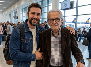 Na aerodromu sam pomogao starijem čoveku — a nekoliko trenutaka kasnije uzeo je moj telefon i pozvao policiju… Kada sam saznao razlog, ostao sam bez reči Na aerodromu sam pomogao starijem čoveku — a nekoliko trenutaka kasnije uzeo je moj telefon i pozvao policiju… Kada sam saznao razlog, ostao sam bez reči