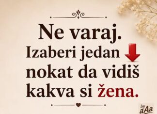 Ne varaj. Izaberi nokat i saznaj kakva si žena! Ne varaj. Izaberi nokat i saznaj kakva si žena!