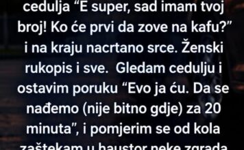 „OSTAVIO SAM JOJ BROJ NA ŠOFERŠAJBI… A ONDA ME JE SAČEKAO NJEN ODGOVOR KOJI NIKADA NEĆU ZABORAVITI!“ ❤️ „OSTAVIO SAM JOJ BROJ NA ŠOFERŠAJBI… A ONDA ME JE SAČEKAO NJEN ODGOVOR KOJI NIKADA NEĆU ZABORAVITI!“ ❤️