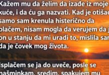 Prevario me je, a onda sam mu uradila nešto što nije očekivao… Prevario me je, a onda sam mu uradila nešto što nije očekivao…