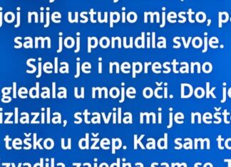 Ustupila joj je mjesto u autobusu, a onda je doživjela nešto što nikada neće zaboraviti… ❤️ Ustupila joj je mjesto u autobusu, a onda je doživjela nešto što nikada neće zaboraviti… ❤️