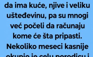 VRATIO SE IZ AUSTRIJE POSLE 30 GODINA, SVI SU ČEKALI DA ČUJU KOME ĆE OSTAVITI BOGATSTVO… A ONDA JE SAOPŠTIO ODLUKU KOJU NIKO NIJE OČEKIVAO! VRATIO SE IZ AUSTRIJE POSLE 30 GODINA, SVI SU ČEKALI DA ČUJU KOME ĆE OSTAVITI BOGATSTVO… A ONDA JE SAOPŠTIO ODLUKU KOJU NIKO NIJE OČEKIVAO!