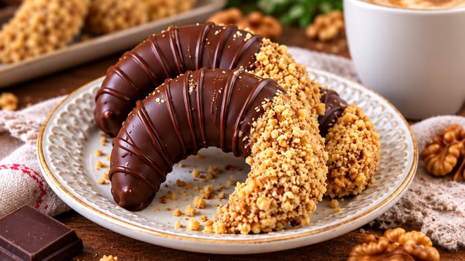 Čokoladne kiflice s orasima – prhni kolačići koji se tope u ustima 🍫🌰