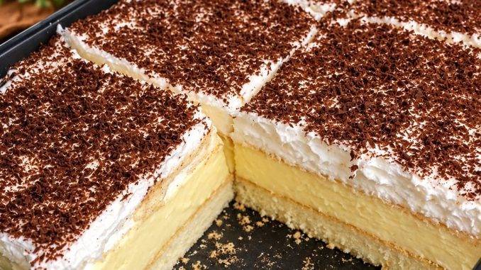 Kolač 7 + 7 + 7 – jednostavan kremasti kolač😋