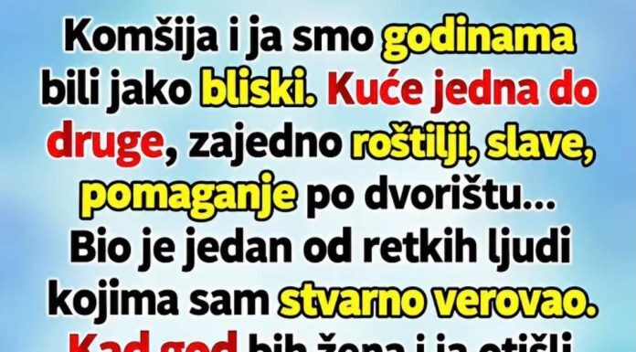 Komšija kojem sam vjerovao godinama krio je strašnu tajnu Komšija kojem sam vjerovao godinama krio je strašnu tajnu